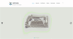 Desktop Screenshot of orthon.com